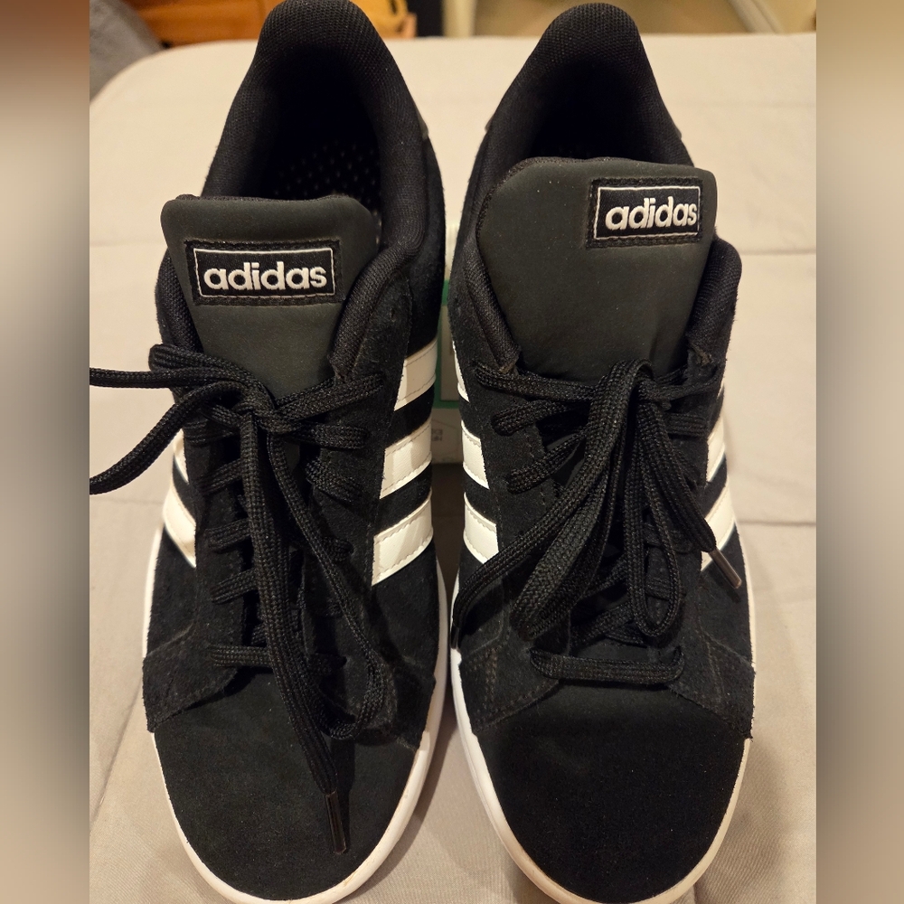 ADIDAS - GRAND COURT - BLK/WHT - (ART F36414 10/19) - GENTLY PRE-LOVED / VINTAGE - Picture 6 of 11